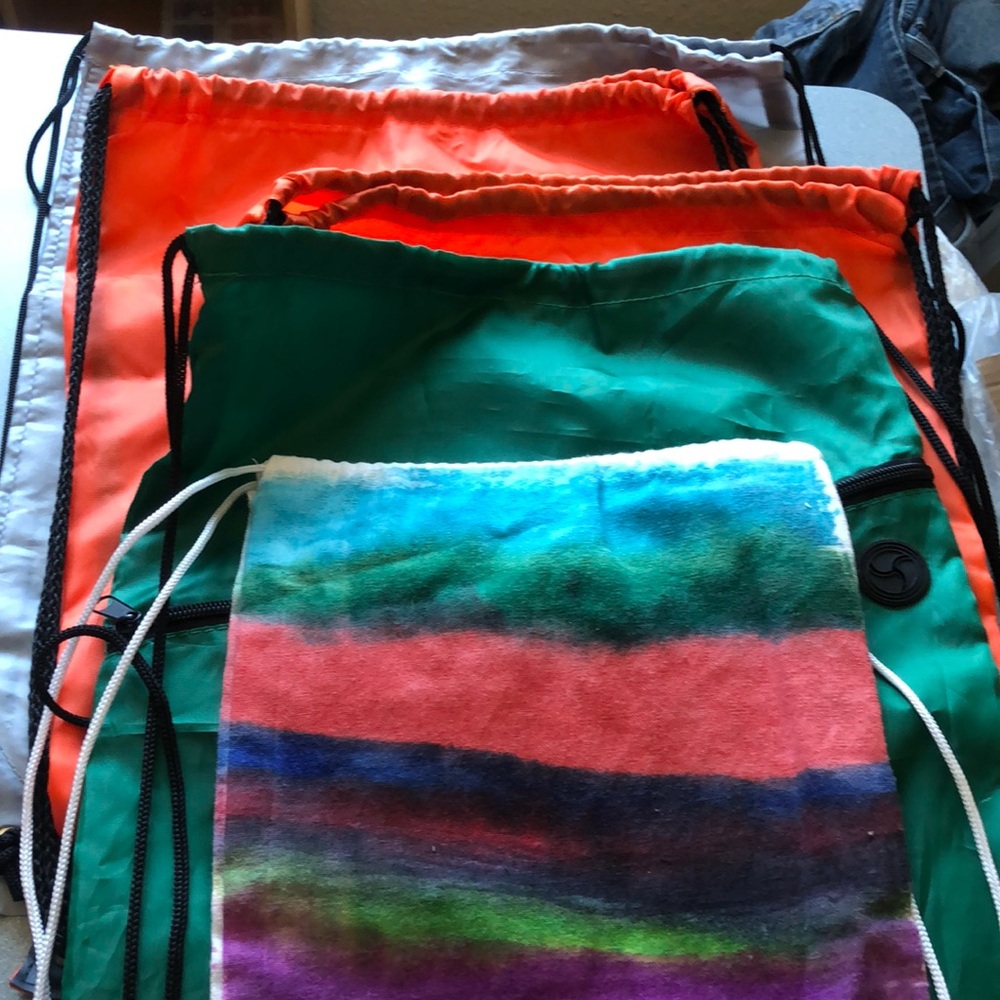 **5 for $16 Deal**Draw String Bags lot of 5